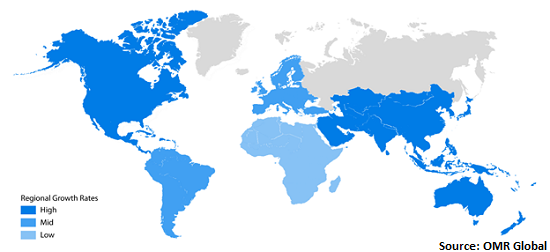  Global 3D Printing Material Market Share by region 