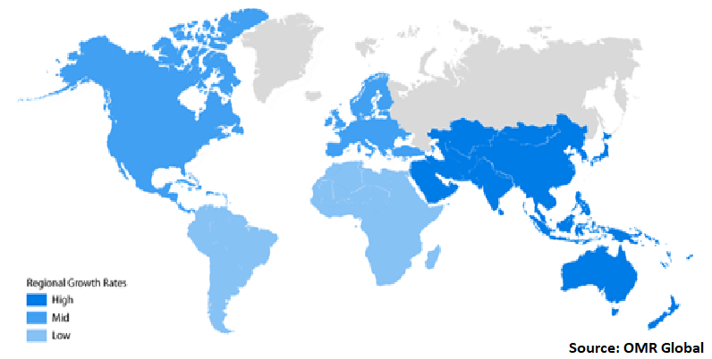 global nicotine patch market growth, by region